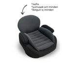 Convers Isofix'li Oto Koltuk Yükseltici - Gri