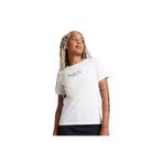 Converse 10027753.286 HIGH TOPS T-SHIRT Krem Yuvarlak Yaka Regular Fit Düz Kadın T-Shirt