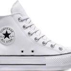 Converse 561676 C Taylor All Star Leather Platform Beyaz Unisex Ayakkabı