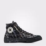 Converse A06541C Chuck 70 Paint Splatter Siyah Kadın Spor Ayakkabı