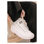 Converse All Star Beyaz Kalın Yüksek Taban Spor Ayakkabı 570257c V6