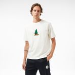 Converse Baskılı Erkek Krem T-Shirt - EG7-Krem