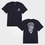 Converse Baskılı Erkek Siyah T-Shirt - 001-Siyah
