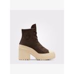 Converse Chuck 70 De Luxe Heel Unisex Kahverengi Deri Platform Bot