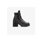 converse Chuck 70 De Luxe Heel Unisex Kahverengi Deri Platform Sneaker