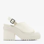 Converse Chuck 70 De Luxe Heel Unisex Krem Platform Sandalet