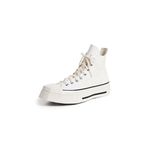 Converse Chuck 70 De Luxe Squared Unisex Krem Sneaker, 39-5, A06436C, BEYAZ, Üniseks-Yetişkinler