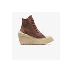 converse Chuck 70 De Luxe Wedge Kadın Kahverengi Deri Platform Sneaker