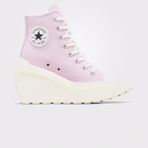 Converse Chuck 70 De Luxe Wedge Kadın Pembe Platform Sneaker - 523-Pembe