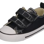Converse Chuck Taylor All Star 2V Leopar Baskılı Küçük Çocuklar EGRET/Siyah/Prime Pembe Spor Ayakkabı, siyah beyaz, 6 UK Child