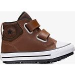Converse Chuck Taylor All Star Berkshire Bebek Kahverengi Deri Bot - 202-Kahverengi