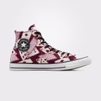 Converse Chuck Taylor All Star Cards Bordo/bej Sneaker - 625-Bordo