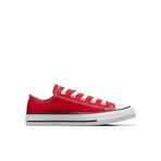 Converse Chuck Taylor All Star Çekirdek Öküz Spor Ayakkabı, Unisex Bebek, Blanco-Rojo, 26