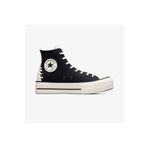 converse Chuck Taylor All Star Crafted Laces Lift Kadın Siyah Platform Sneaker