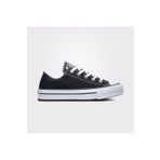 converse Chuck Taylor All Star Eva Lift Canvas Platform Çocuk Siyah Sneaker