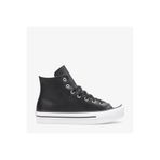 Converse Chuck Taylor All Star Eva Lift Platform Çocuk Siyah Deri Sneaker