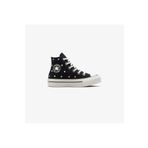converse Chuck Taylor All Star Eva Lift Polka Dots Çocuk Siyah Platform Sneaker