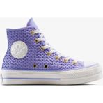 Converse Chuck Taylor All Star Knit Kadın Mor Sneaker - 513-Mor