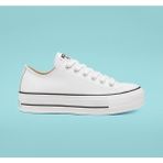Converse Chuck Taylor All Star Leather Platform Kadın Günlük Spor Ayakkabı - Beyaz