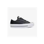 converse Chuck Taylor All Star Leather Platform Kadın Siyah Sneaker