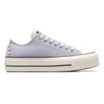 Converse Chuck Taylor All Star Lift Crafted Laces Platform Kadın Günlük Spor Ayakkabı Mor 37