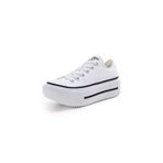 Converse Chuck Taylor All Star Lift Double Stack Pl Sneaker, 39,5, 13-A15490C-1, Beyaz, Kadın