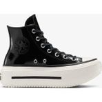 Converse Chuck Taylor All Star Lift Double Stack Platform Deri Unisex Siyah Sneaker.001