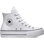 Converse Chuck Taylor All Star Lift Hi Beyaz Sneaker 102 Kısa Topuklu Dayanıklı Deri