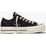 Converse Chuck Taylor All Star Lift Kadın Günlük Spor Ayakkabı - Gri - Siyah