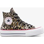 Converse Chuck Taylor All Star Lift Kadın Kahverengi Sneaker Hafif ve Esnek Taban Yapısı - 001-Siyah