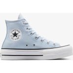 Converse Chuck Taylor All Star Lift Kadın Mavi Platform Sneaker - 450-Mavi