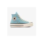 converse Chuck Taylor All Star Lift Kadın Mavi Süet Platform Sneaker