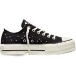 Converse Chuck Taylor All Star Lift Platform Mini Studs Siyah Kadın Sneaker Ayakkabı - 000-Siyah