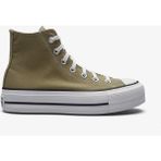 Converse Chuck Taylor All Star Lift Unisex Yeşil Platform Sneaker - 331-Yeşil
