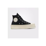 converse Chuck Taylor All Star Modern Lift Platform Canvas Kadın Siyah Sneaker
