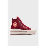 Converse Chuck Taylor All Star Move Logolu Kalın Taban Sneaker Bayan Ayakkabı A12586C 642 KIRMIZI