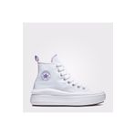 converse Chuck Taylor All Star Move Platform Çocuk Mor Detaylı Beyaz Sneaker