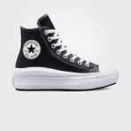 Converse Chuck Taylor All Star Move Platform Foundational Leather Unisex Siyah Sneaker - 007-Siyah