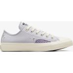 Converse Chuck Taylor All Star Pearls & Studs Low Top Ghost Town Kadın Mor Sneaker - 063-Mor