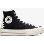 Converse Chuck Taylor All Star Siyah Platform Sneaker Unisex Nefes Alabilir Yapı ile Koşu ve Yürüyüş İçin İdeal - 001-Siyah
