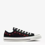 converse Chuck Taylor All Star Valentine's Day Roses Kadın Siyah Sneaker