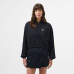 Converse Chuck Taylor Boxy Kadın Siyah Kapüşonlu Sweatshirt