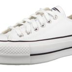 Converse Chuck Taylor Öküz CTAS Asansör Temiz, Spor Ayakkabıları Düşük Kadın, Beyaz (Beyaz/Siyah/Beyaz 102), 39 AB