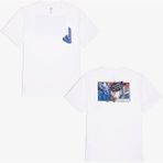 Converse Classic Erkek Baskılı Beyaz T-Shirt - XS