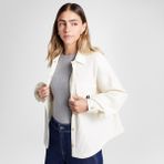 Converse Classic Kadın Oversize Fit Krem Gömlek - 286-Krem
