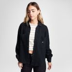 Converse Classic Kadın Oversize Fit Siyah Gömlek - 001-Siyah