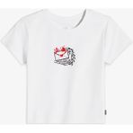 Converse Classic Kadın Slim Fit Baskılı Beyaz T-Shirt - 102-Beyaz - 2XL