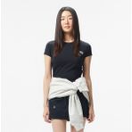 Converse Classic Kadın Slim Fit Baskılı Siyah T-Shirt - 001-Siyah - XS