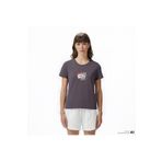 converse Classic Kadın Slim Fit Baskılı Siyah T-shirt