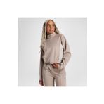 converse Classic Yarım Fermuarlı Kadın Kahverengi Sweatshirt